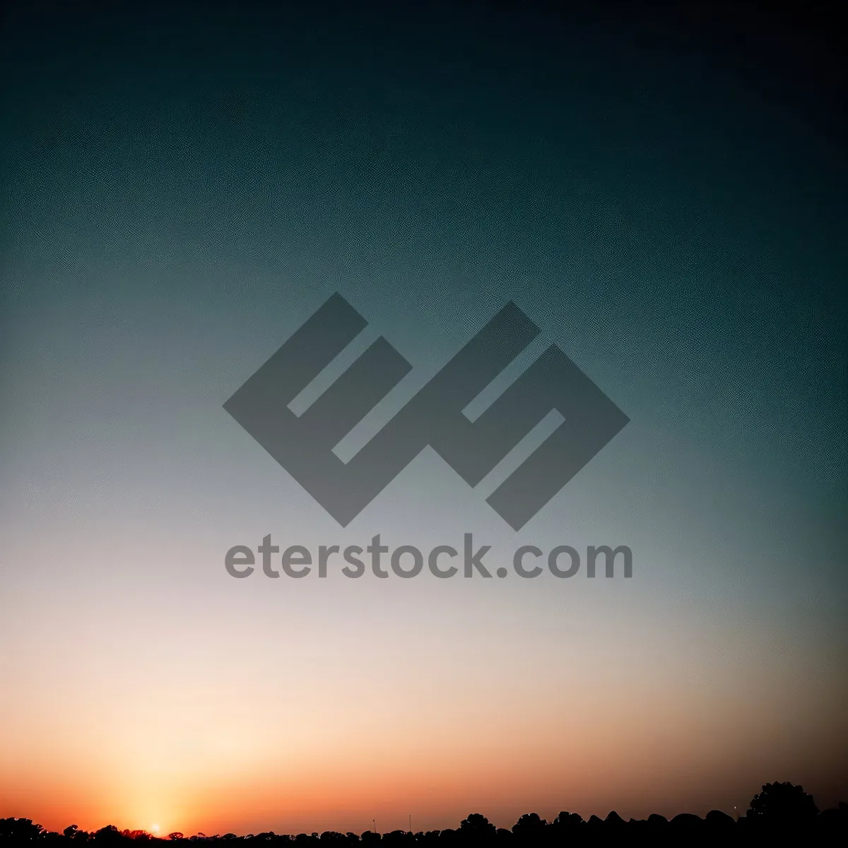 Picture of Vibrant Sunset Sky with Radiant Sunlight