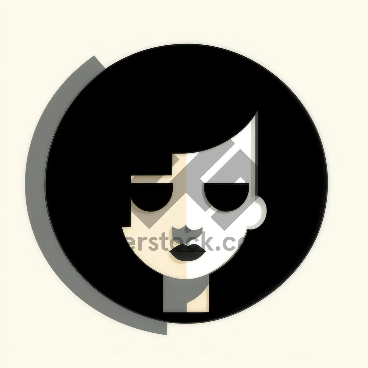 Picture of Glossy Round Black Web Button Set