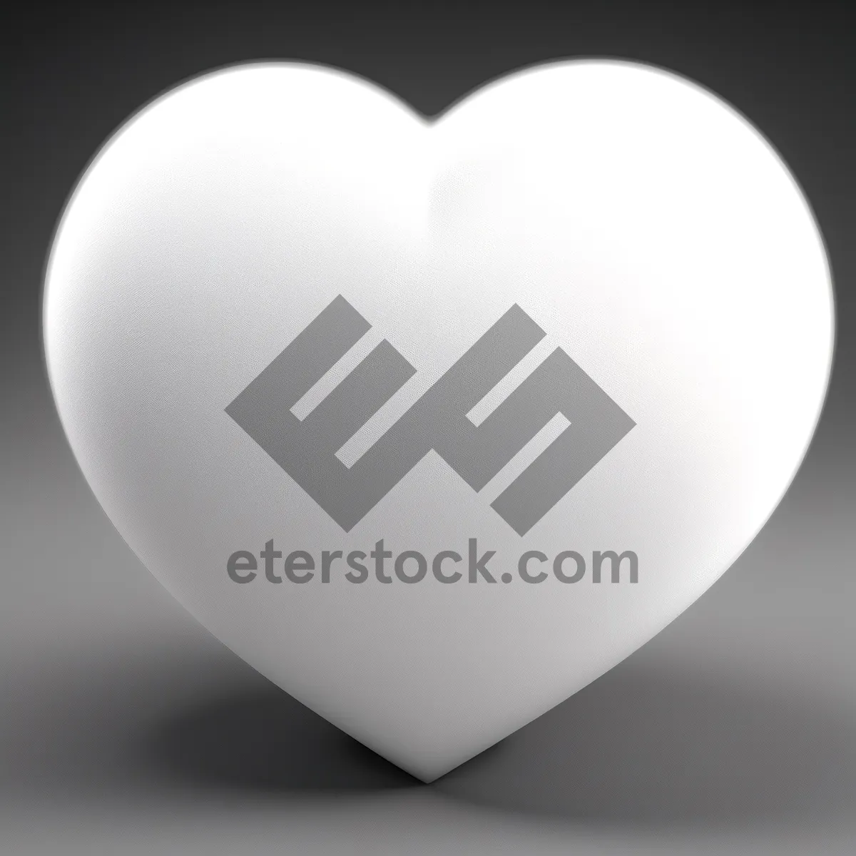 Picture of Shiny Glass Heart Icon