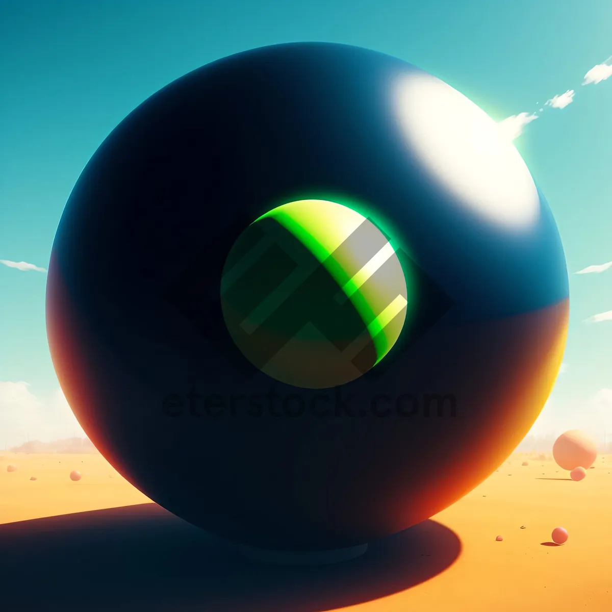 Picture of Vibrant Reflection: Shiny Orange Buttons Collection