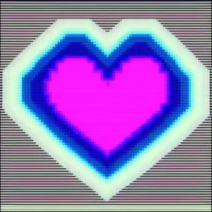 Love Pattern: Artistic Heart Shape Graphic Design