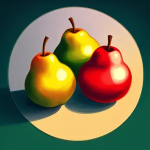 Vibrant and Nutritious Apple - A Deliciously Healthy Snack