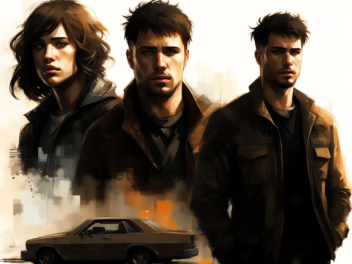 Picture of Happy business team of confident professionals in office meeting