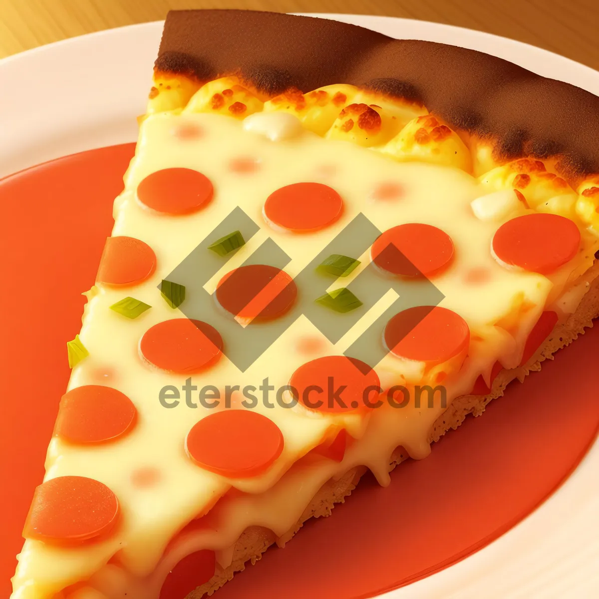 Picture of Delicious Tomato and Cheese Plate with Gourmet Sauce