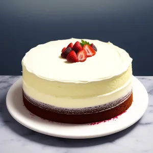 Delicious Strawberry Cream Cake with Vanilla Icing