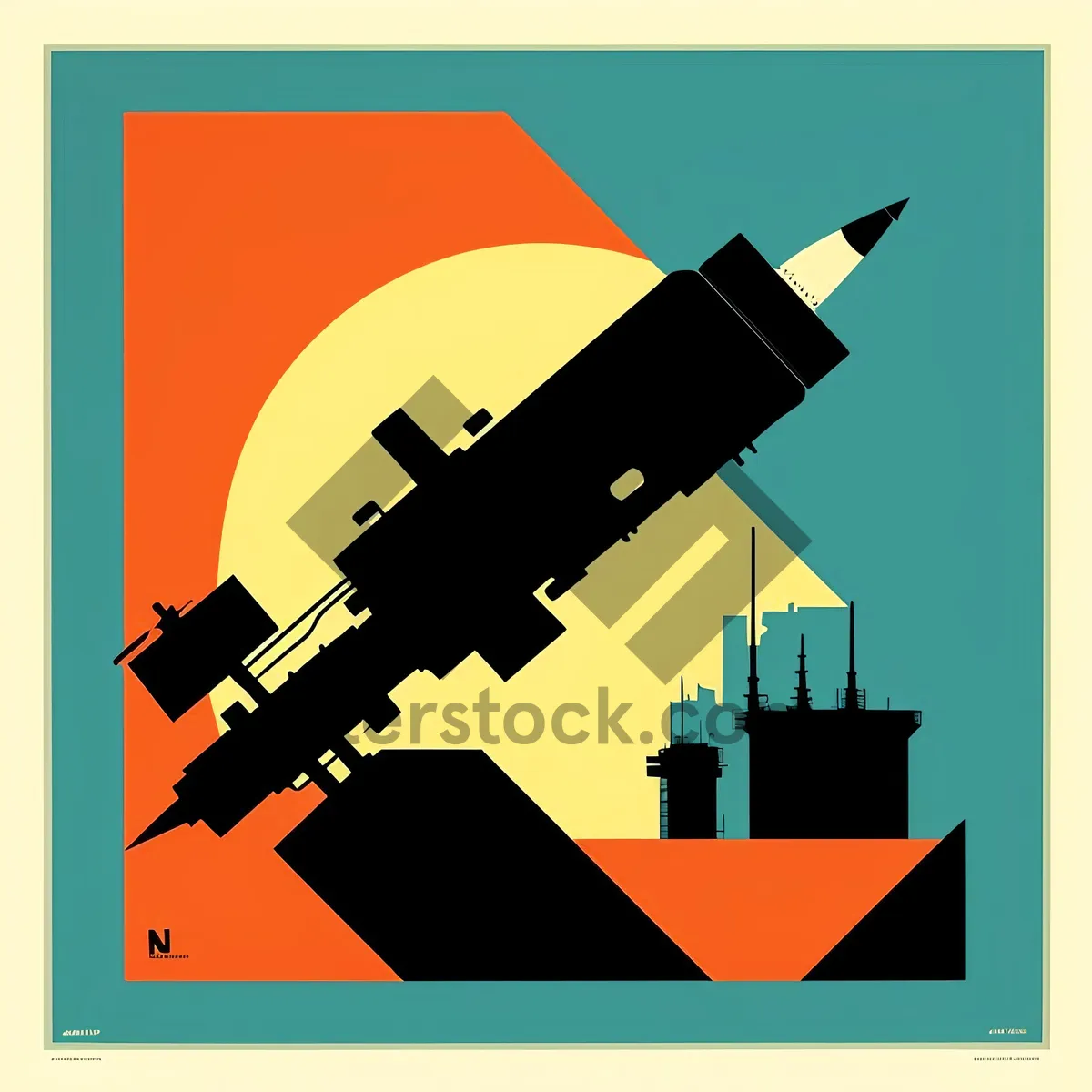 Picture of 3D Airship Flag: Symbolizing Business and Global Reach