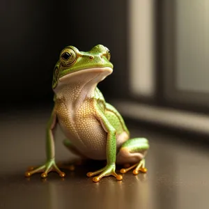 Vibrant Eyed Tree Frog in the Wild