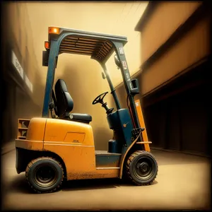 Wheeled Transport for Cargo Delivery: Forklift Truck