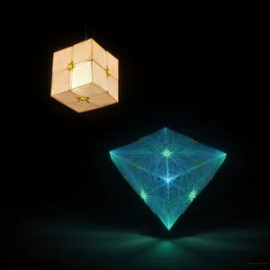 3D gem graphic design symbol gift shape