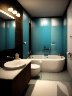 Modern Luxury Wood-Paneled Bathroom with Elegant Fixtures