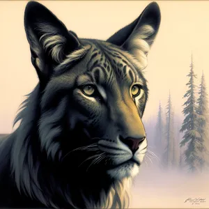 Striped Jungle Hunter: A Majestic Tiger in the Wild