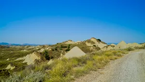 Mountain landscape in scenic park