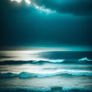 Dreamy Coastal Escape: Serene Seaside Oasis with Mesmerizing Waves
