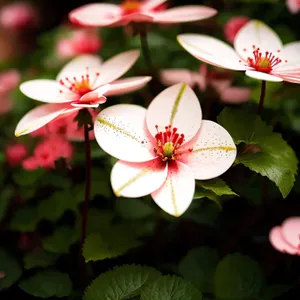 Pretty Pink Blooming Flower in Garden