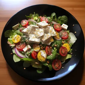 Delicious Chicken Salad with Tangy Vinaigrette Dressing