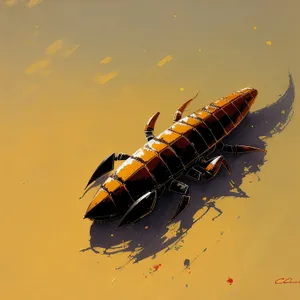 Water-dwelling arthropod: Aquatic Insect Centipede