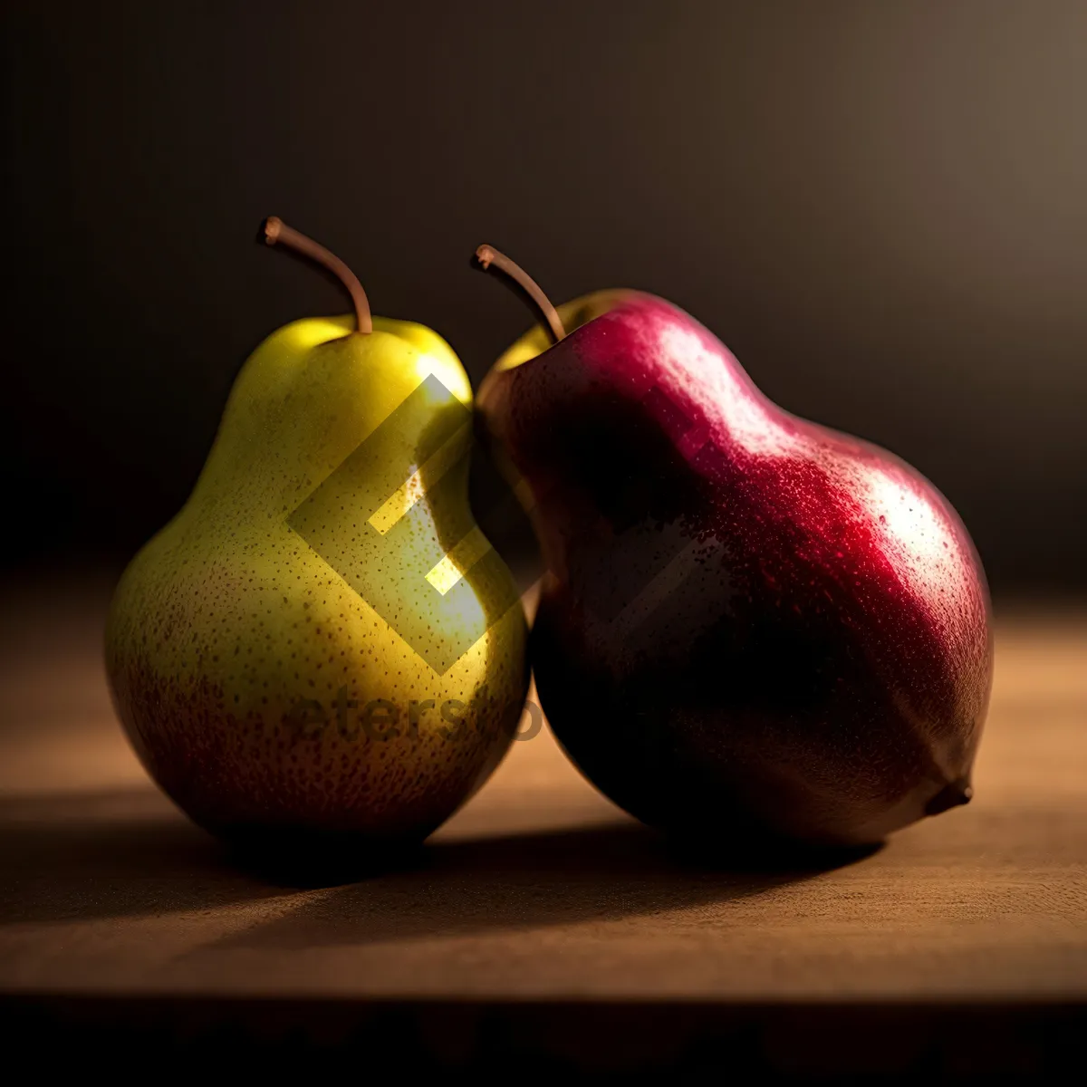 Picture of Ripe Yellow Pears: Juicy, Sweet, and Nutritious