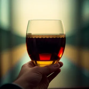 Red Wine Glass - Elegant Beverage for Celebrations