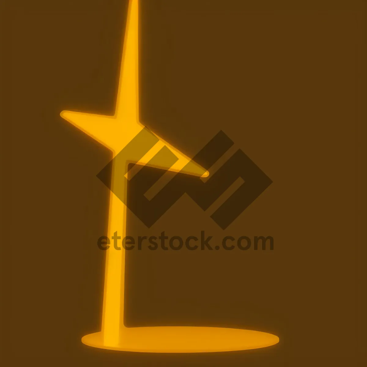 Picture of Renewable Energy Turbine Generating Electricity Under Starry Sky