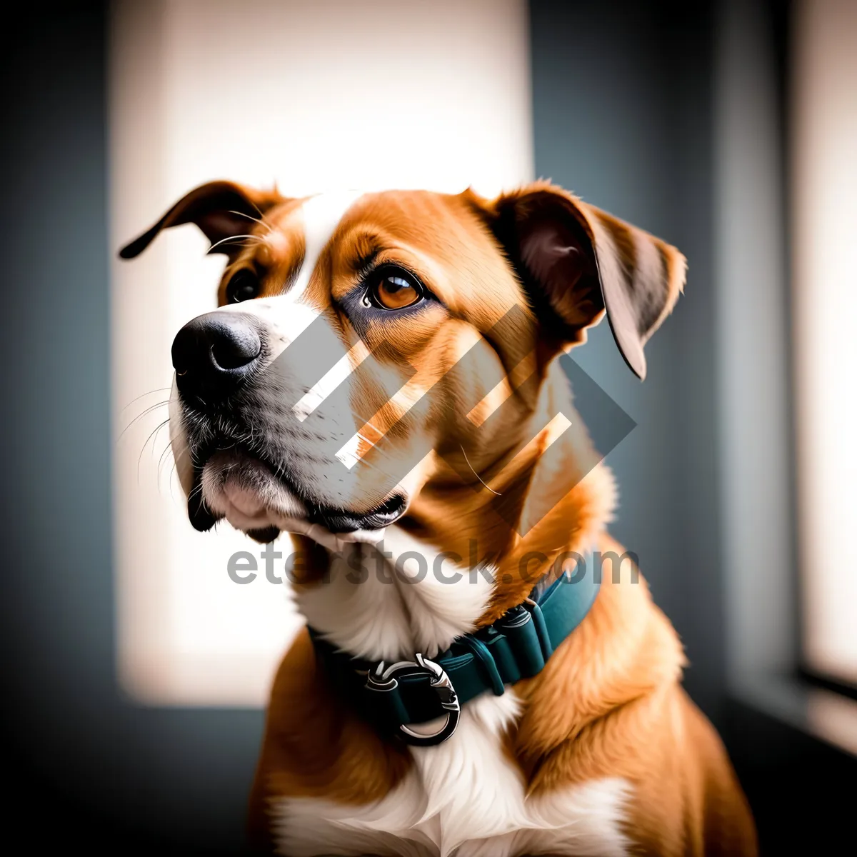 Picture of Adorable Boxer Puppy - Purebred Canine Friend