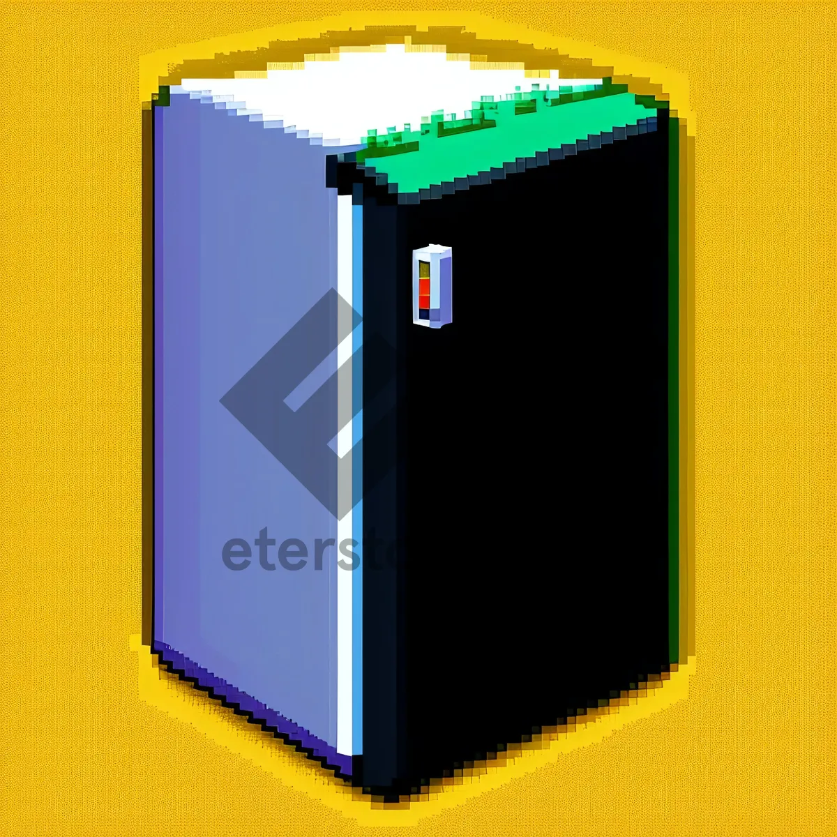 Picture of Blank Paper Frame with Magnetic Diskette Design