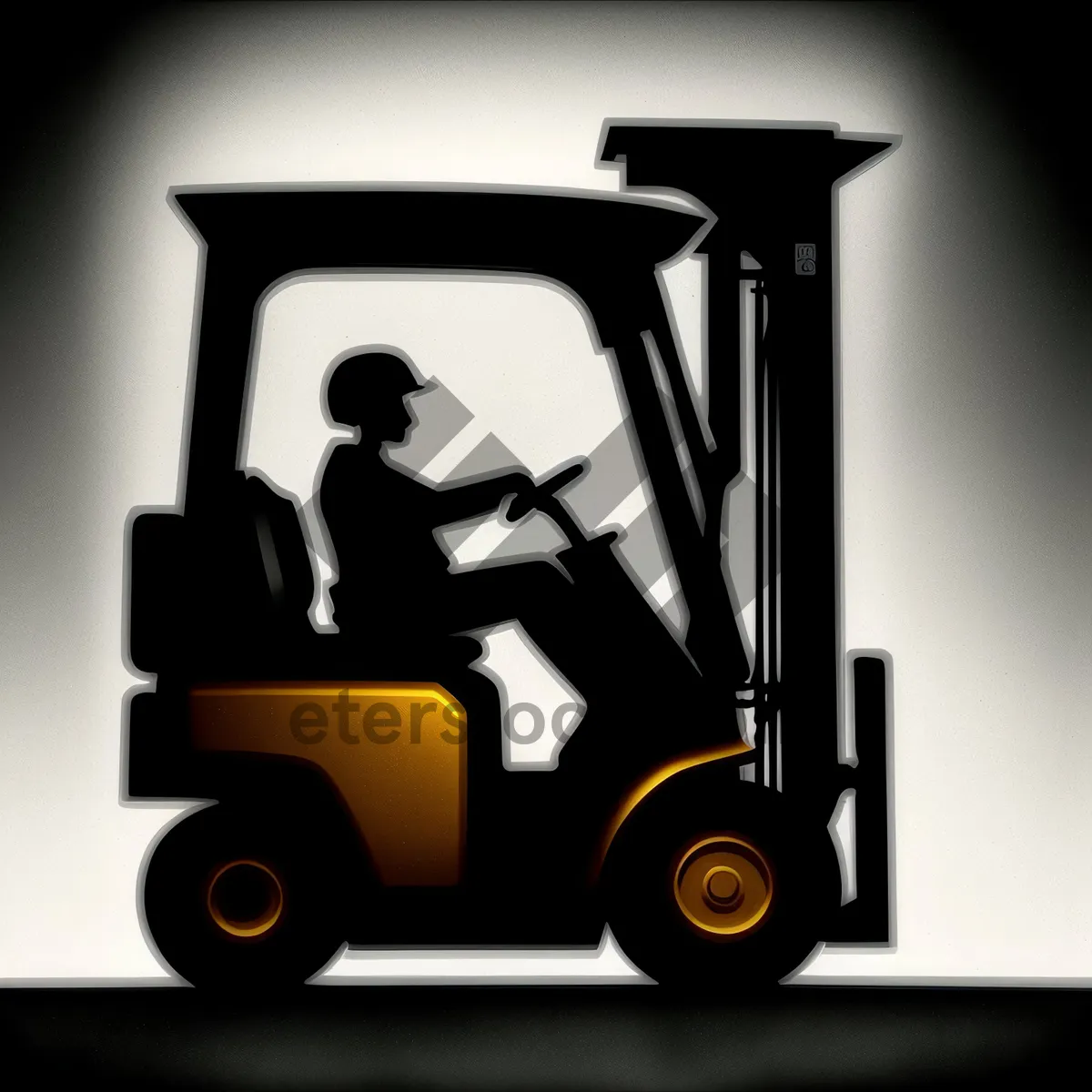Picture of Transportation Equipment: Car, Bus, Forklift, Truck.