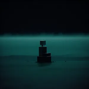 Majestic Lighthouse Lighting Up the Ocean