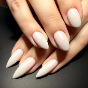 Flawless Manicured Hands: Perfectly Polished Fingernails