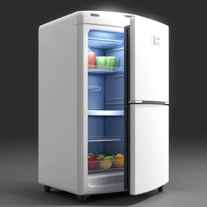 Modern 3D Refrigeration System Equipment