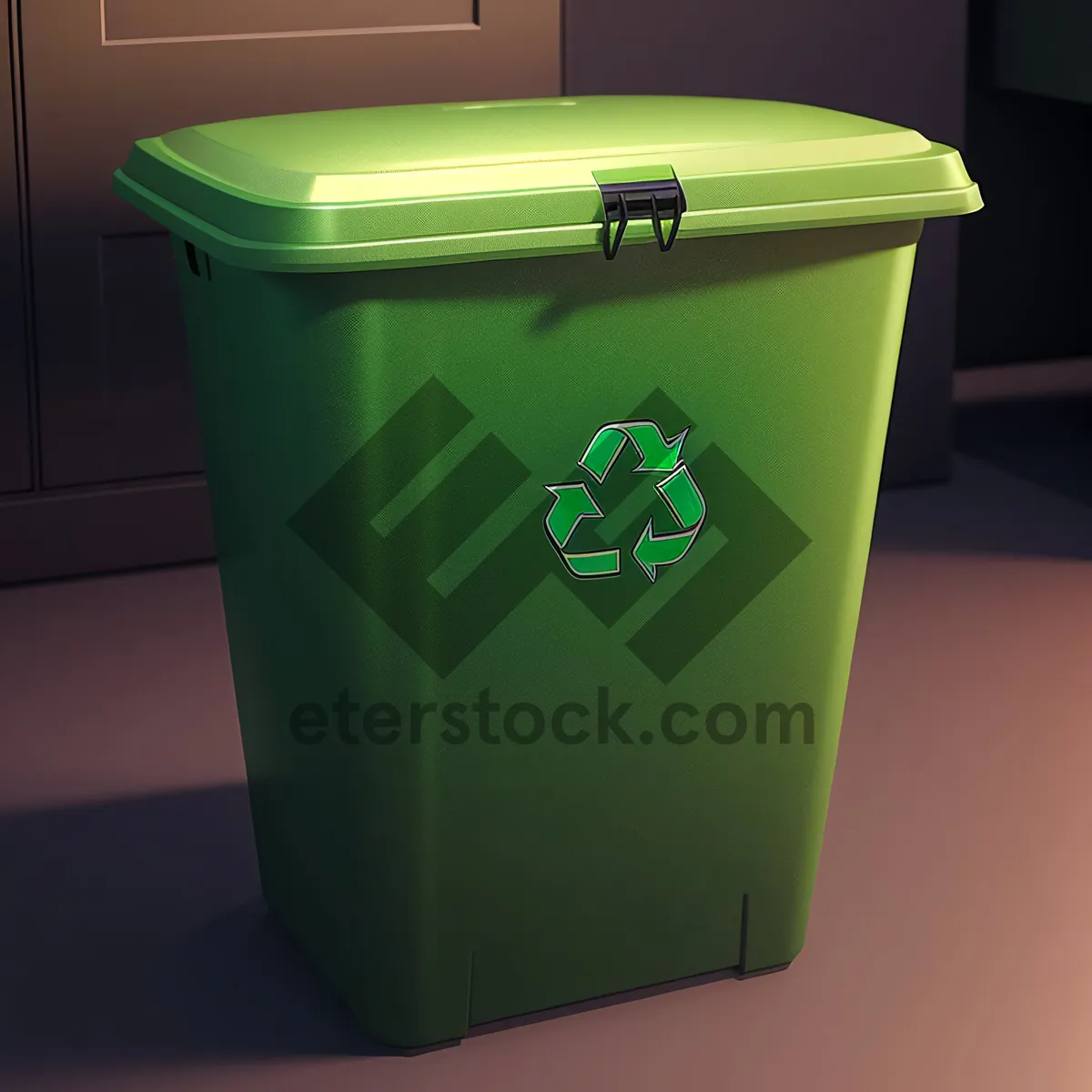 Picture of Plastic Ashcan Container for Disposal