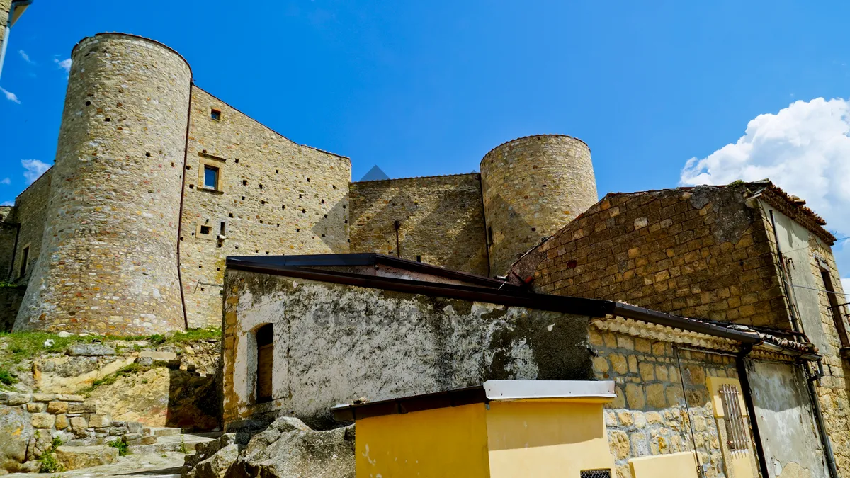 Picture of Ancient castle overlooking the historic town.