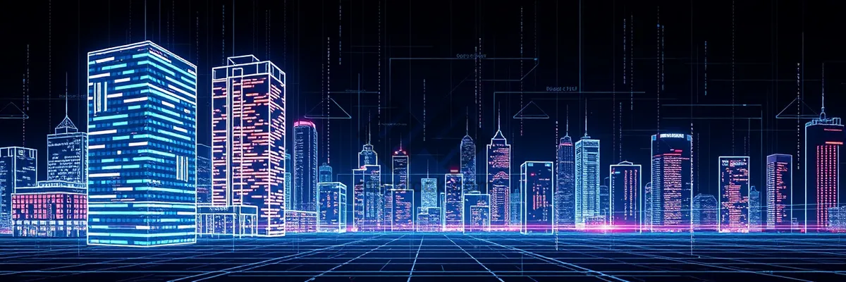 Picture of Digital business technology on display at financial stage