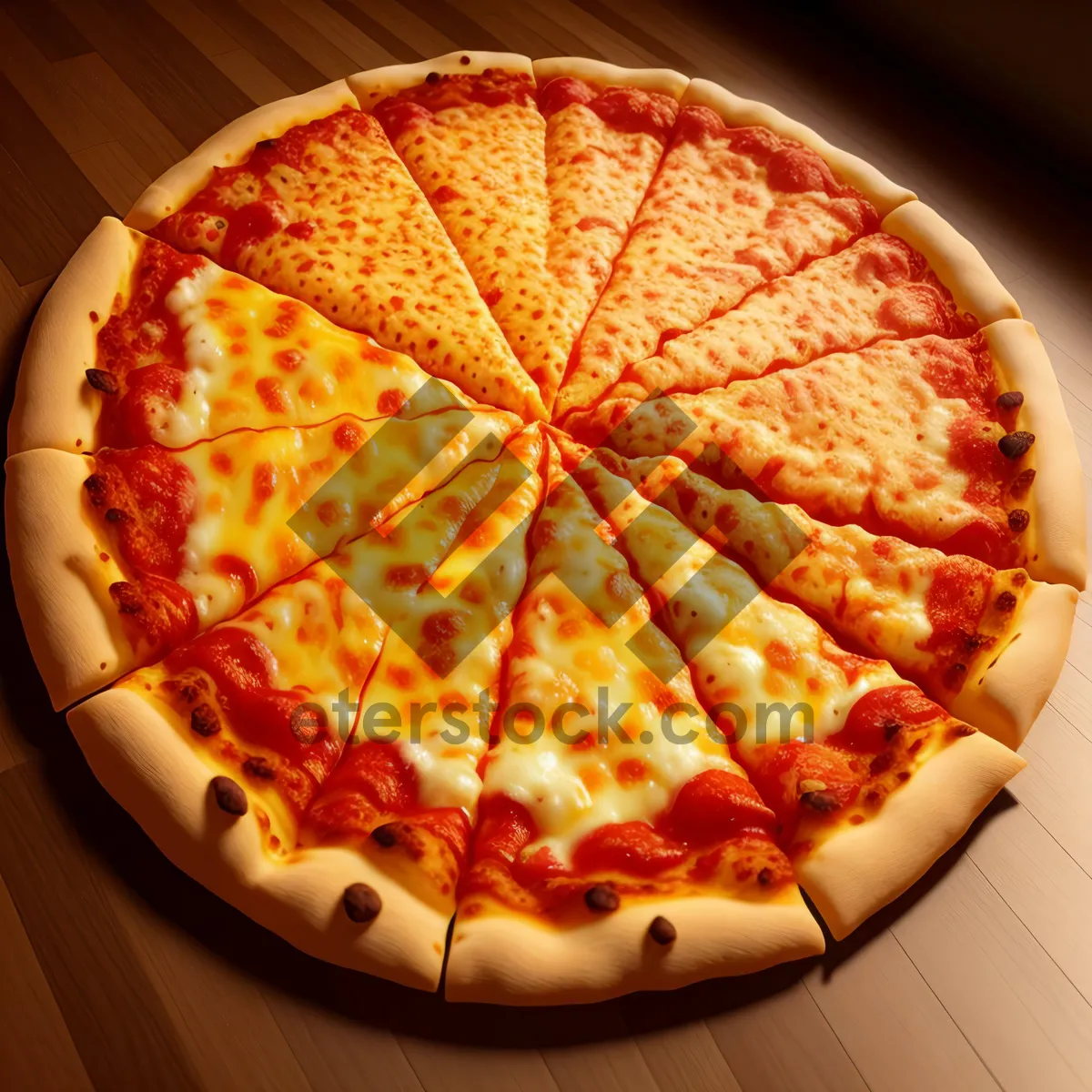 Picture of Delicious Pepperoni Pizza with Gourmet Crust