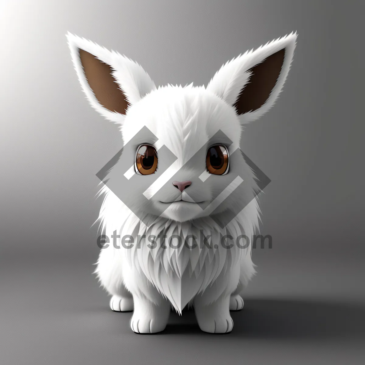 Picture of Furry Friend: Cute Fluffy Bunny Kitty
