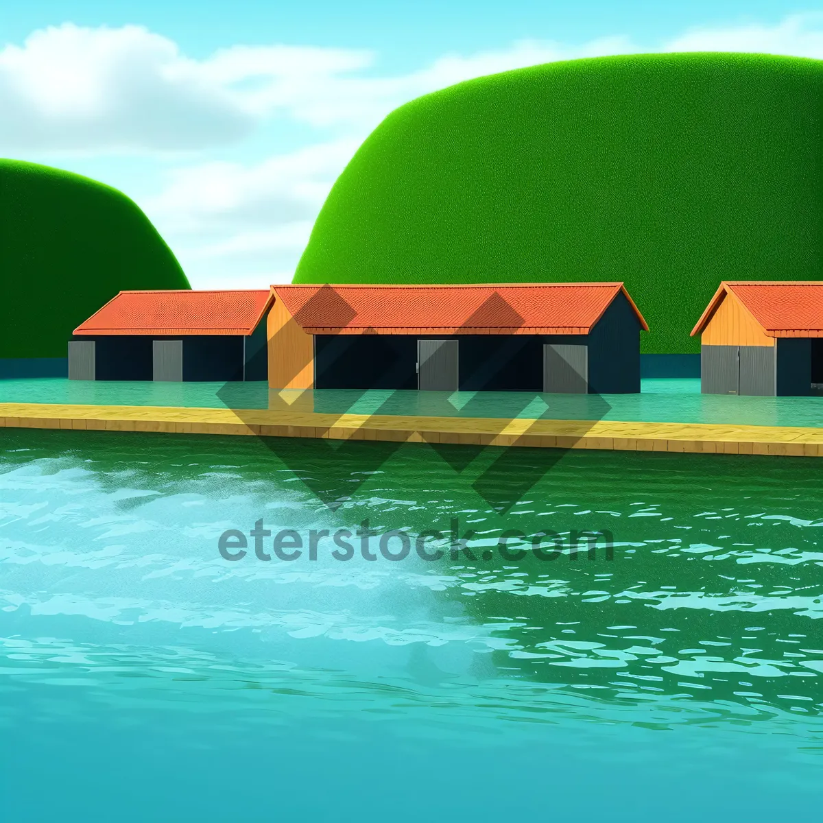 Picture of Tropical Paradise: Turquoise Waters and Sandy Beaches
