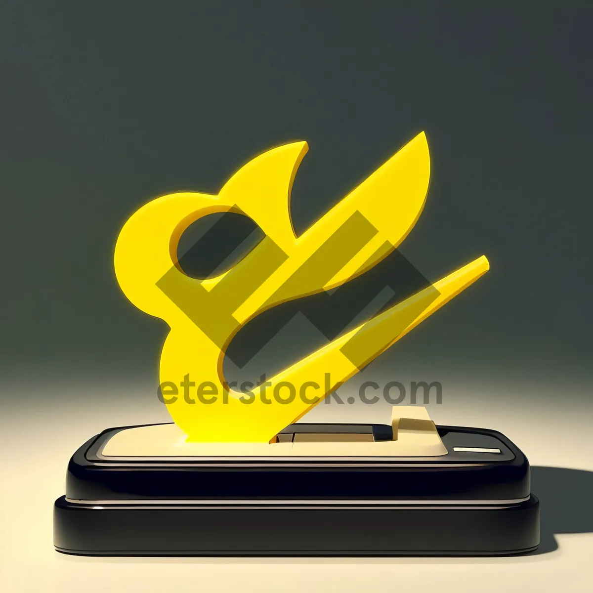 Picture of Business Laptop and Machine Device with Stapler