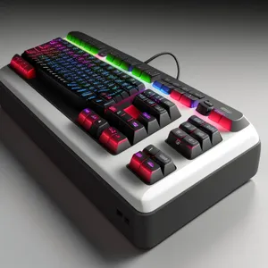 High-Tech Office Mixer: Control Keypad for Electronic Sequencer