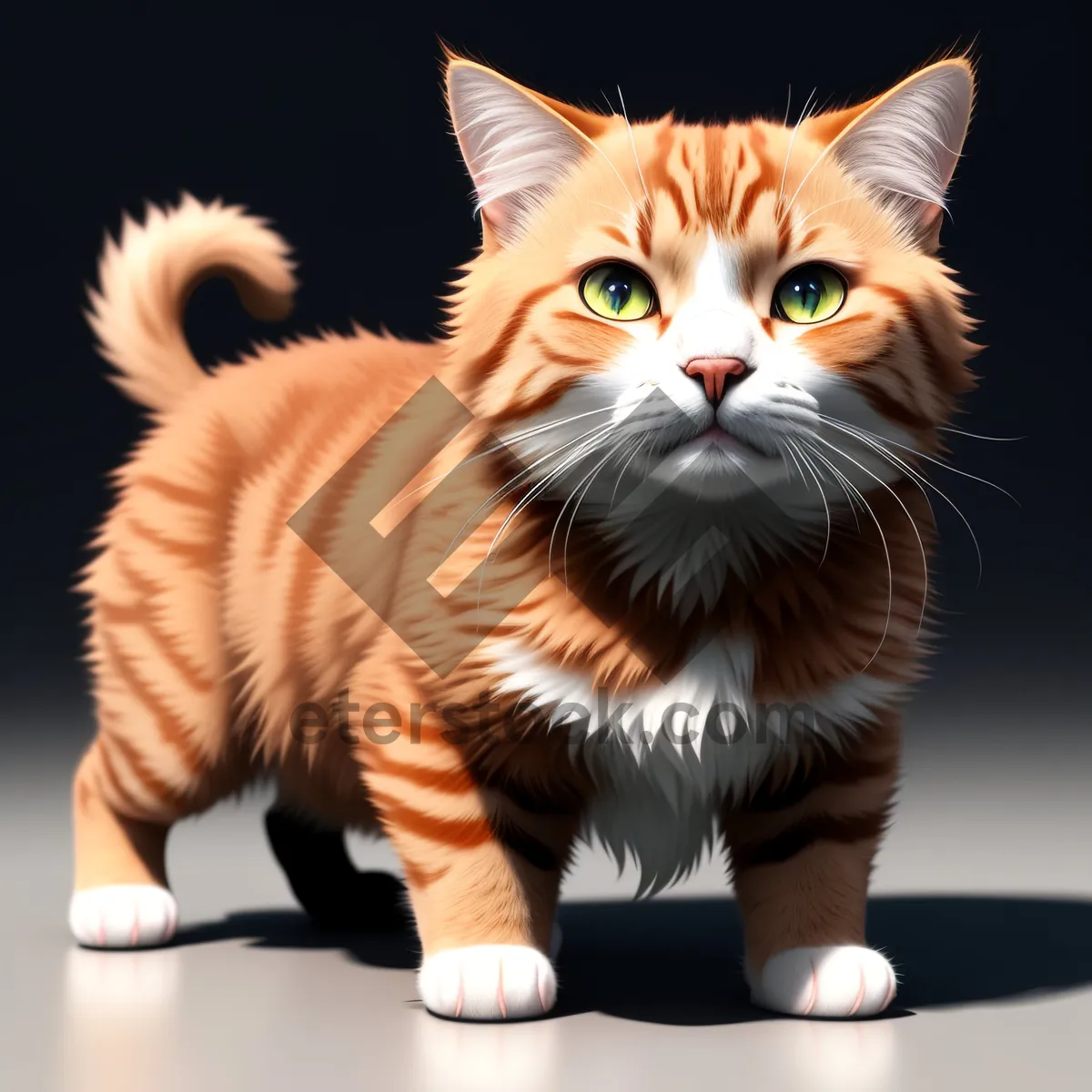 Picture of Curious Kitty with Whiskers
