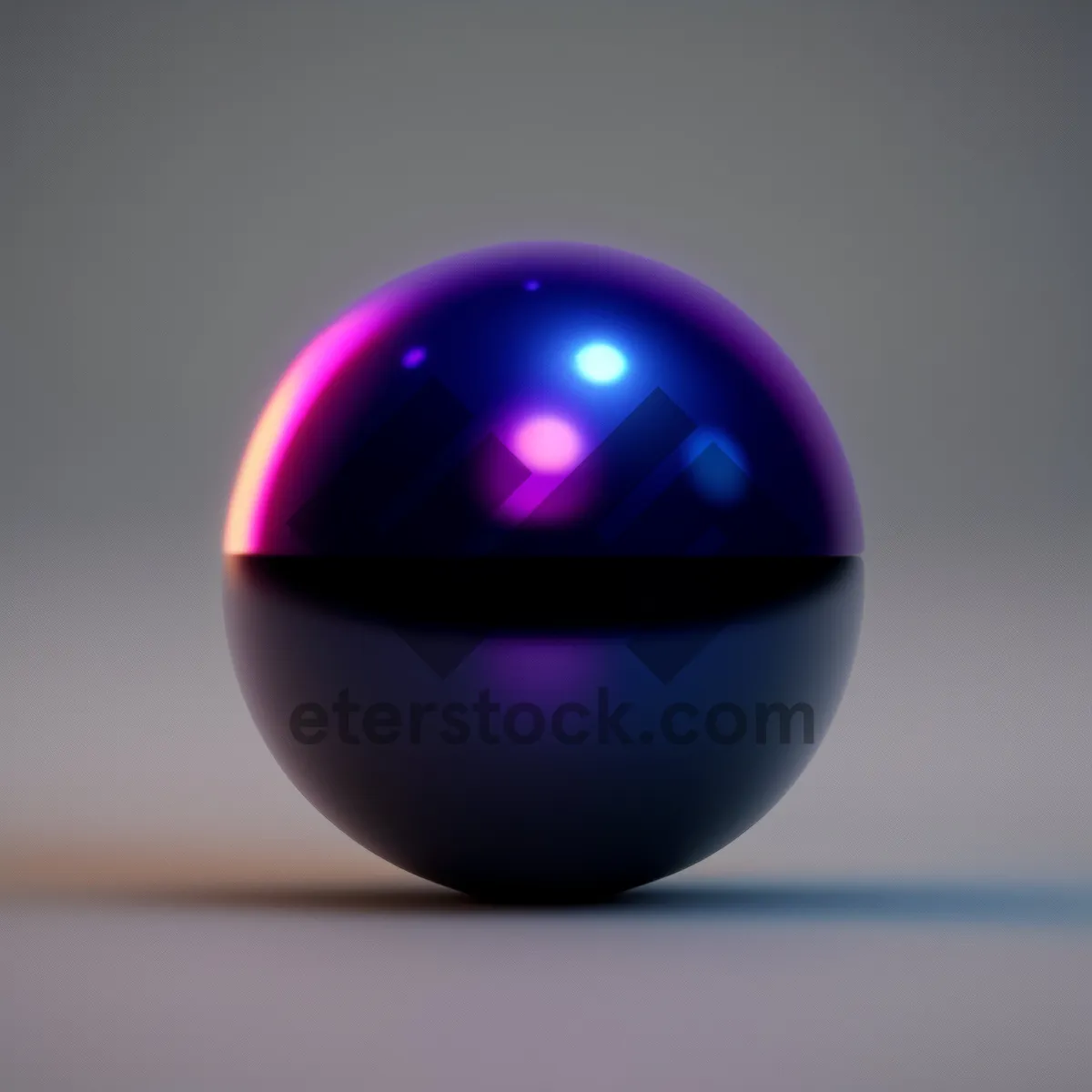 Picture of Stunning 3D Globe Icon with Glass-like Design