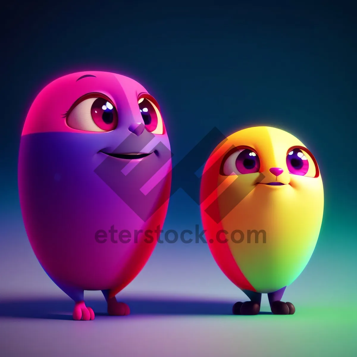 Picture of Vibrant 3D Fun Ball with Colorful Design