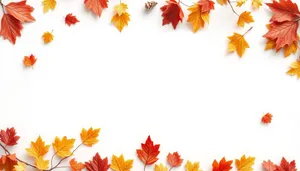 Floral Leaf Pattern Design Graphic Wallpaper