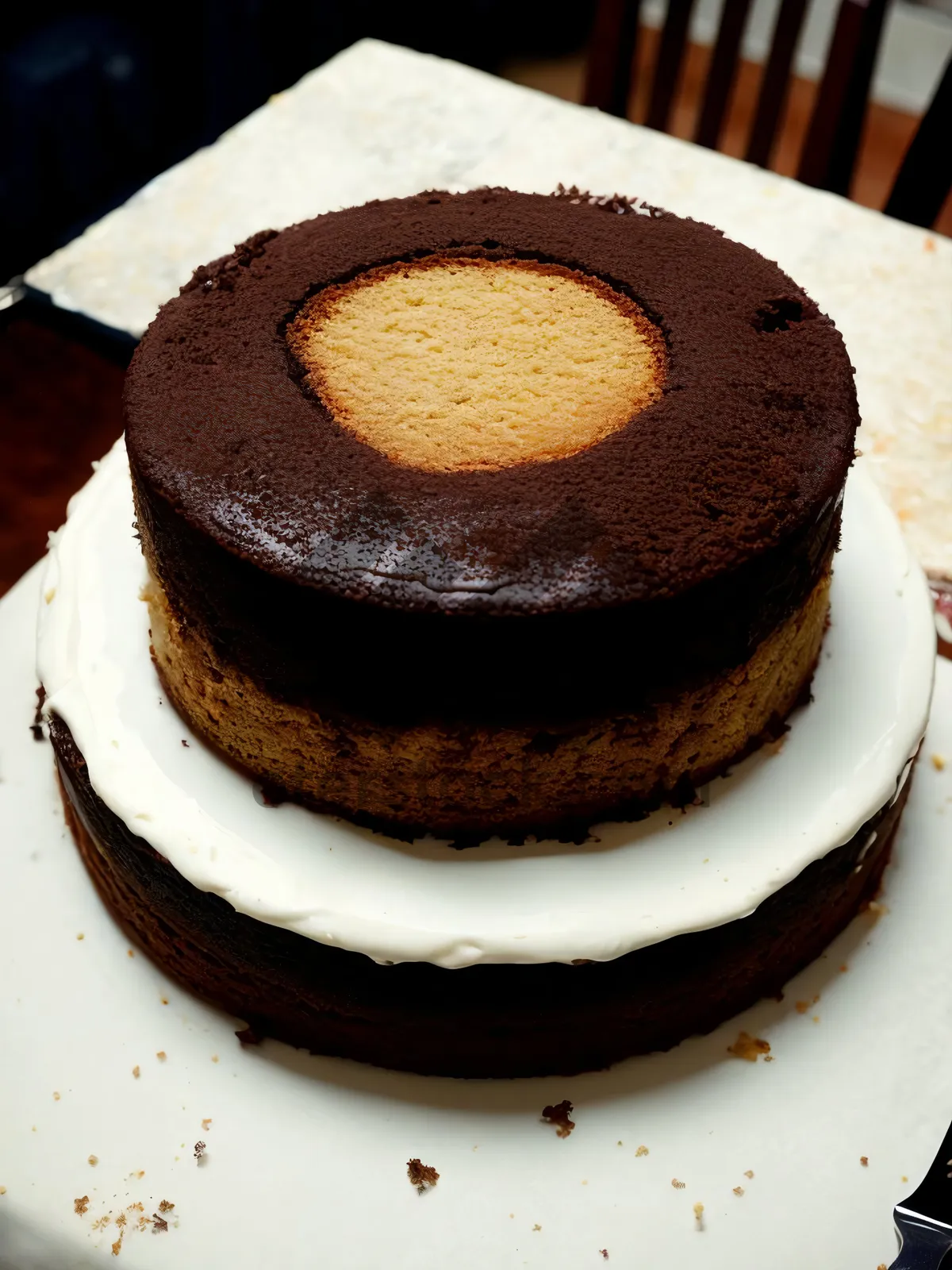 Picture of Deliciously Sweet Chocolate Cake Slice