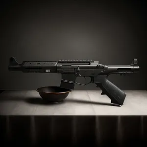 Gunfire Guardian: Tactical Assault Rifle for Military Defense