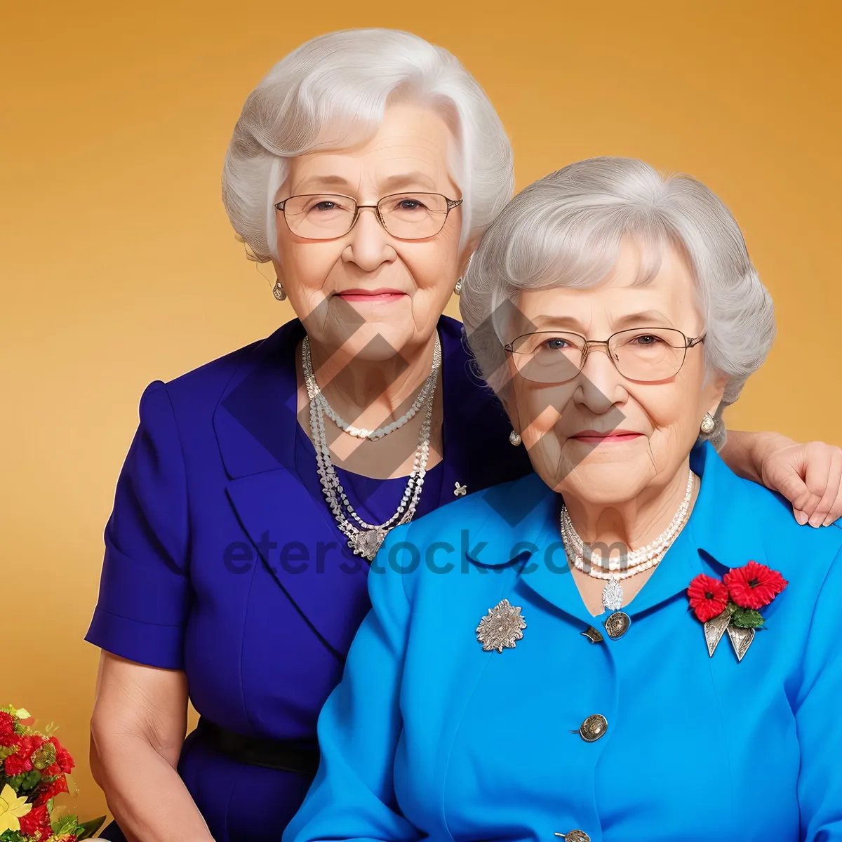 Picture of Loving Senior Couple Enjoying Retirement Together