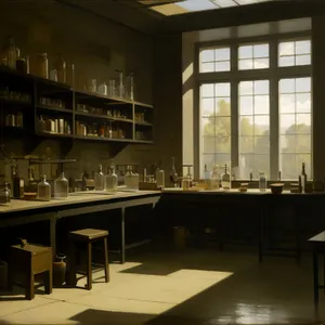 Modern restaurant interior design with wooden furniture and chairs.