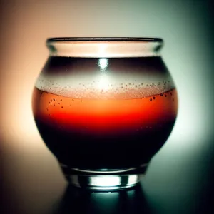 Refined Celebration: Wineglass Filled with Liquid Beverage