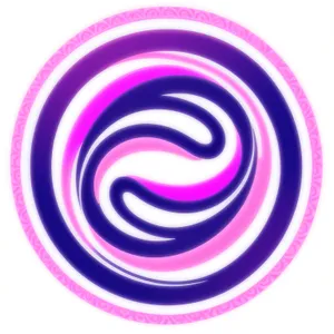 Colorful Lilac Swirl: Abstract Art Wallpaper
