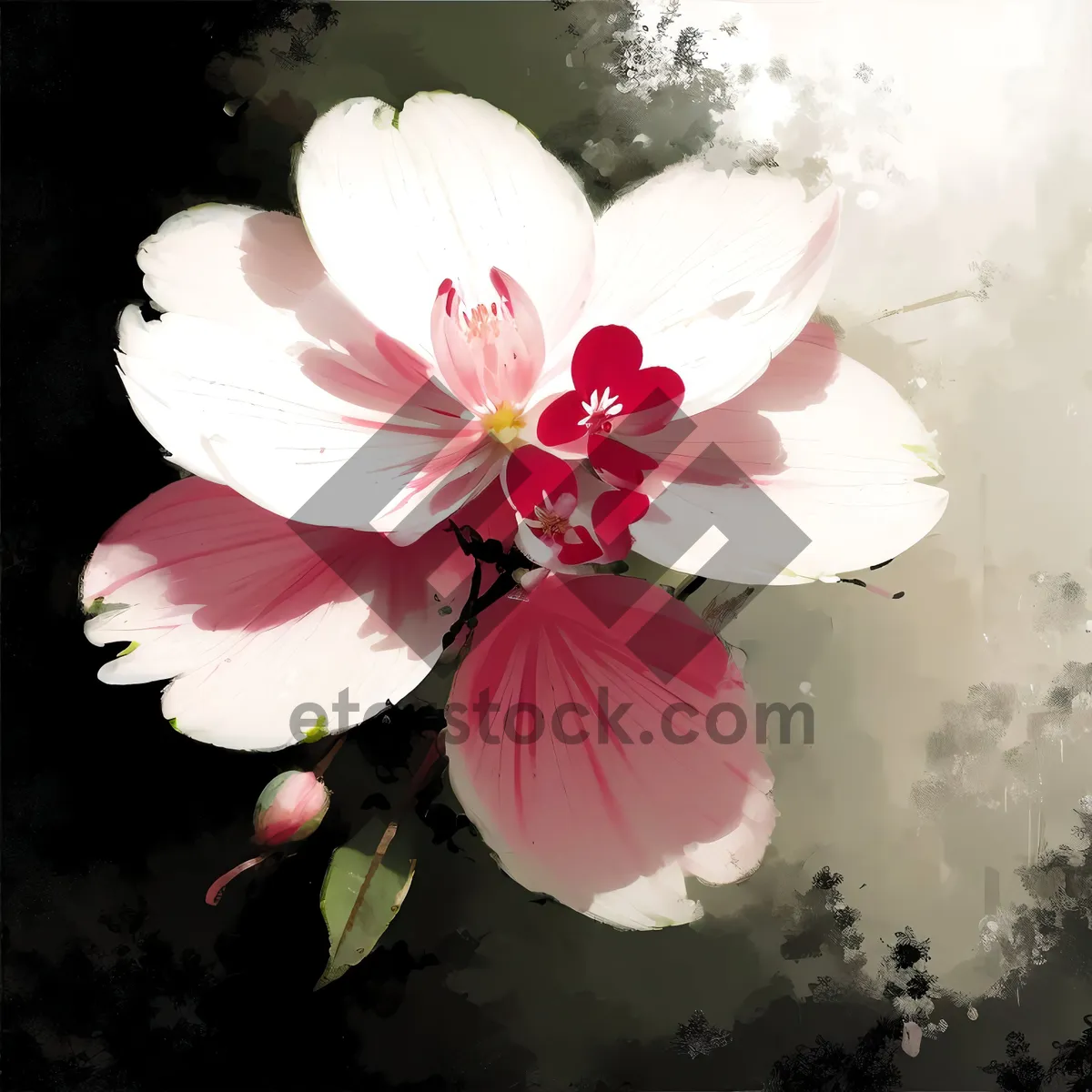 Picture of Spring Blossom: Pink Floral Decoration for Holiday