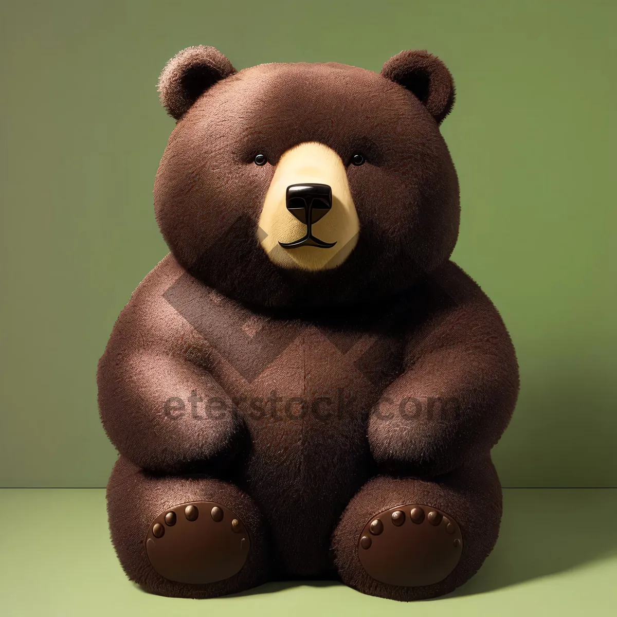 Picture of Adorable Fluffy Teddy Bear Toy - Perfect Gift for Kids