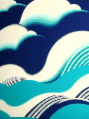 Vibrant Abstract Waves: Colorful, Modern, and Creative